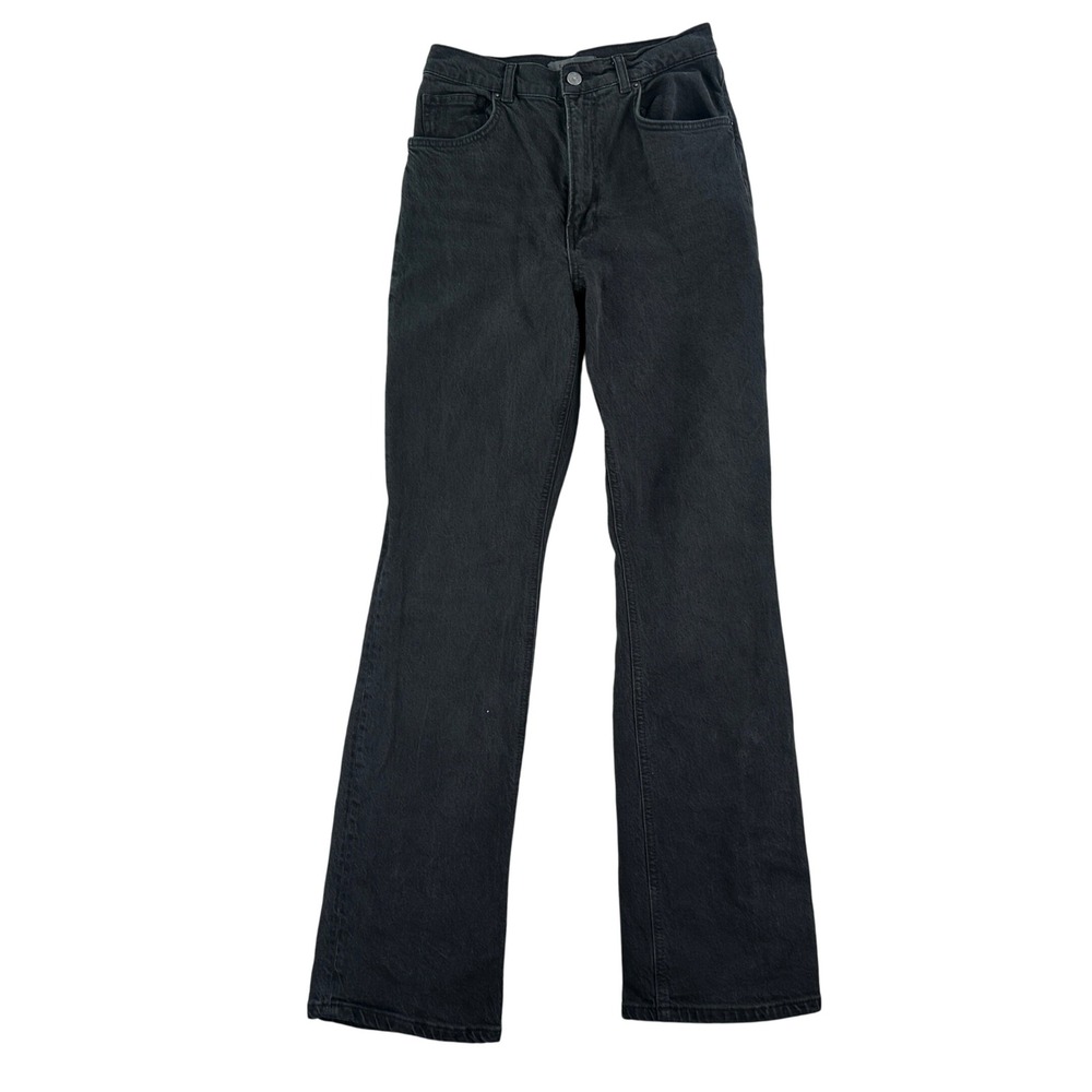 Reformation Jeans Peyton High Rise Bootcut Black Wash‎ Denim Size 27x32